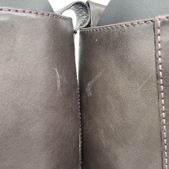 Tory Burch Women's The Riding Boot Logo Embossed Coconut Brown Size 6M - Picture 15 of 15